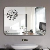 Resim Ne Verelim Size Ayna Sticker, It's A Beautiful Life Sticker 