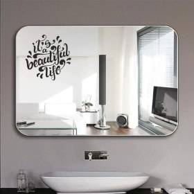 Resim Ne Verelim Size Ayna Sticker, It's A Beautiful Life Sticker 
