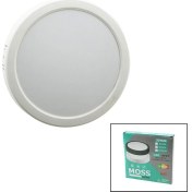 Resim Moss Lıght 20W Yuvarlak Beyaz Metal Kasa Sıva Üstü LED Slim Panel 1350LM (5067) 