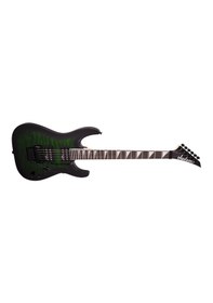 Resim Jackson 2918804587 Js Series Dinky Arch Top Js32q Dka Elektro Gitar Transparent Green Burst Amaranth Klavye, Kapitone Akçaağaç Üst Ve Floyd Rose Tremolo 