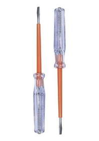 Resim 2 Adet Elektrik Kontrol Kalemi Düz Devre Akım Gerilim Kontrol Kalemi Düz Tornavida Düz Tornavida 2 