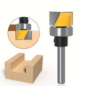 Resim 1 adet, 6mm 1/4in 8mm Router Ucu, Temizleme Altı Karbür Ucu, Yuva Kesme, Yüzey Temizleme, Düzleştirme Kesme, Kenar Kırpma Makinesi ve Ahşap Frezeleme, Ahşap İşleme Aracı 
