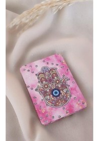 Resim Ayna Makyaj Aynası Fatıma Ana Eli Model Cep Aynası Çanta Seyahat Taşınabilir 