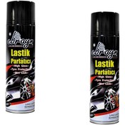 Resim caraks Premium Lastik Parlatıcı Tampon Parlatıcı Koruyucu Ebrayn Aerosol Sprey 500 ml Kaliteli 2 Adet 