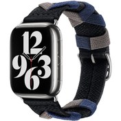 Resim Watch 44mm Uyumlu CLO- KRD-97 Sarmal Örgü Tasarımlı Kordon 