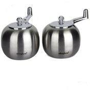 Resim Ultraform Metal Karabiber ve Tuzluk Değirmen Seti 9 Cm 
