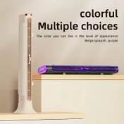 Resim Taşınabilir Kanatsız Fan, Ofis Ekranlı Fan, Küçük Ev Tipi Soğutucu Klima, USB Şarjlı, Çok Amaçlı Duvara Monte Masaüstü Fan, Hızlı Soğutma ve Sessiz Çalışma, Geniş Hava Çıkışı, Ev, Ofis, Yatak Odası İçin Uygun 