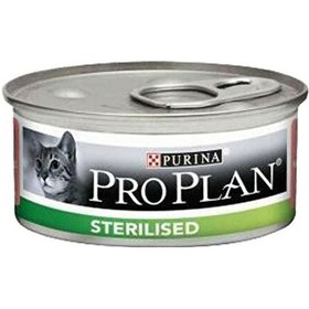 Resim Purina Pro Plan Sterilised Somonlu Kısırlaştırılmış Yetişkin Kedi Maması 85 G 