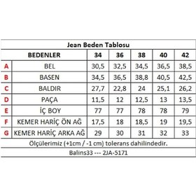 Resim Kadın Kot Pantolon Asit Yıka Çok Renkli 