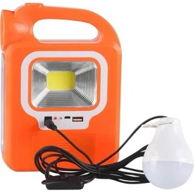 Resim Powermaster HB-6399A Cob Ledli Solarlı 3 Kademeli Işıldak Fener (Ampül Dahil) (Om-20) 