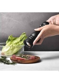 Resim EPİNOX KALİTELİ AHŞAP TUZ/BİBER DEĞİRMENİ SERAMİK 26 CM (DCB-26) 