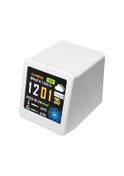 Resim Yaozixa Masaüstü Hava Durumu İstasyonu: 1.54" Tft Ips Ekran, Wifi, Zaman/tarih, Sıcaklık/nem Gösterimi, Gece Modu, Gıf Animasyonu Beyaz 