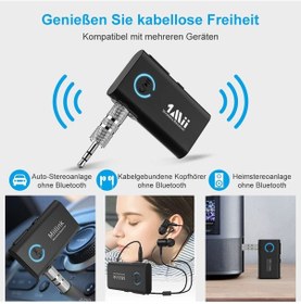 Resim Padalink "milink Ml101-rt236 Araç İçi Bluetooth 5.0 Alıcı - 280mah Pil, Mikrofonlu, Kablosuz Müzik Ve Telefon Görüşmesi" 