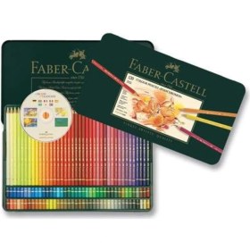 Resim Faber-Castell Polychromos Boya Kalemi 120’li, Yüksek Pigmentli, Kalıcı ve Canlı Renkler, Suya Dayanıklı 