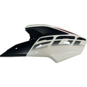 Resim MotoExpress Bajaj Pulsar Ns200 2021-2023 Sağ Depo Yanı Kapak Grenajı Paneli Beyaz-Siyah A 