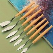 Resim 7 Parça Paslanmaz Çelik Pasta Süsleme Seti - Krema, Pasta & Pişirme için Mükemmel - İdeal Babalar Günü Hediyesi 