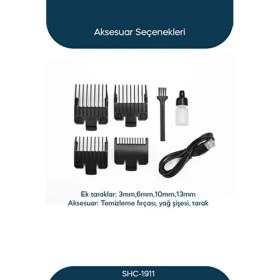Resim Sinbo SHC-1911 T Bıçaklı Traş Makinesi Genç Kullanıcılar İçin Kolay Kullanım ve Güvenlik 