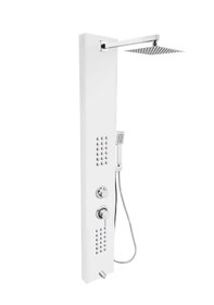 Resim Aurel Lena Beyaz Victoria Masajlı Duş Sistemi Beyaz 