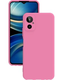 Resim Zore General Mobile GM 23 SE Uyumlu Kılıf kamera korumalı silikon zore biye Arka Kapak Pembe 