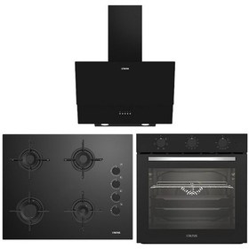 Resim Altus Ala 321 B - 159 DB - 535 B Siyah Ankastre Set 