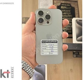 Resim Apple iPhone 15 Pro İkinci El TR | 128 GB | Natürel Titanyum 