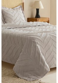 Resim Karaca Home Arlina Geo Çift Kişilik Yatak Örtüsü Takımı Gri Gri 