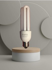 Resim Tekfen Enerji Tasarruflu U Tipi Florasan Ampul E27 Duy 15w=75W 6500K Beyaz Işık 