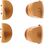 Resim Suntek PS4 Denetleyicisi İçin Özel Metal L1 R1 L2 R2 Mod Düğmeleri Altın 