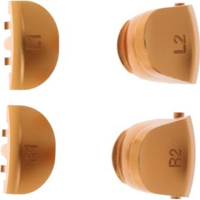 Resim Suntek PS4 Denetleyicisi İçin Özel Metal L1 R1 L2 R2 Mod Düğmeleri Altın 