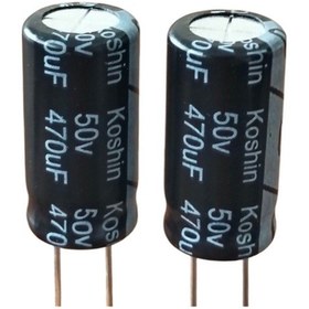 Resim 470uf 50v 10x20 5mm Elektrolitik Aliminyum Kondansator 10 Pcs Adet Paket 