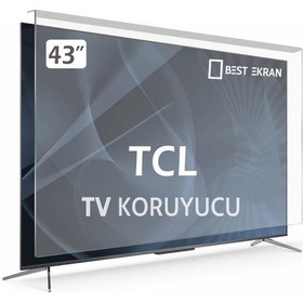 Resim TCL Uyumlu 43P615 TV EKRAN KORUYUCU - TCL Uyumlu 43" inç 108 Ekran Koruyucu Şe 