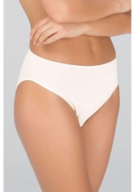 Resim Kom Kadın BK10131 Basic 2'li Pamuk-Modal Slip Külot Beyaz 