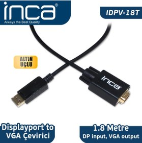 Resim Inca Idpv-18t 1,8m Dısplay Port=--vga Kablo 