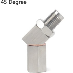 Resim Xiyu Shop 45 Derece Tarzı Evrensel O2 Oksijen Sensörü Genişletici 90 Derece 02 Bung Uzatma Katalitik Konvertör O2 Oksijen Sensörü Ara Parçası (Yurt Dışından) 