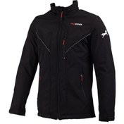 Resim Motosiklet Montu Full Korumalı Softjell Kumaş Reflektif Kışlık Kurye Motor Mont Siyah 