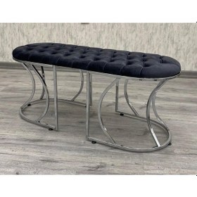 Resim Ed Efelez Design Puf Bench Gümüş 