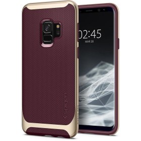 Resim Spigen Galaxy S9 ile Uyumlu Kılıf Neo Hybrid Burgundy 