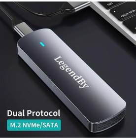 Resim Legendby 10gbps Type-c Nvme M.2 Ssd Harici Disk Kutusu 
