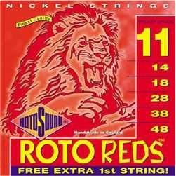 Resim Rotosound R11 Red Elektro Gitar Teli (11-48) 