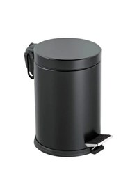 Resim 5 Lt Pedallı Çöp Kovası Siyah 1 Adet Siyah 