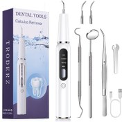 Resim Köpek Diş Ultrasonik Diş Fırçası Diş Taşı Temizleyici Elektrikli Evcil Hayvan Diş Kazıyıcı Alet Plak Köpek Diş Bakım Seti Ağız Temizleme Aleti 