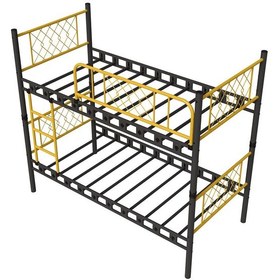 Resim Missidea Metis Genç Çocuk Yatak Odası Metal Ranza Ve Karyola Sarı 90x190 Cm 90 x 190 CM 