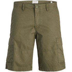 Resim Haki Jack & Jones Erkek Kargo Şort 12274389 Haki 