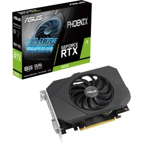 Resim Asus GEFORCE PHOENIX RTX 3050 8GB 128bit GDDR6 1807MHz DVI HDMI DP (PH-RTX3050-8G-V2) EKRAN KARTI 