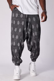 Resim Superbluemexico Unisex Jakar Desenli Şalvar Pantolon 