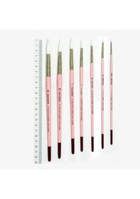 Resim Van Gogh 191-b Serisi : Sentetik Beyaz Kıl Sulu Boya Fırçası : Yu 