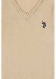 Resim U.s. Polo Assn. Erkek Çocuk Açık Haki Kazak /triko 50315611-vr183 Acık Hakı 