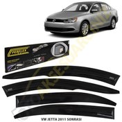 Resim Perflex Volkswagen Jetta 2011 Sonrası Mügen Cam Rüzgarlığı 4 Lü 