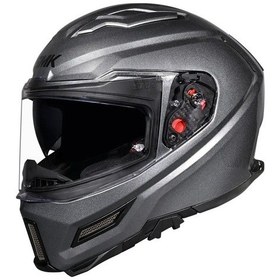 Resim Smk Agnar Solid Kapalı Kask Glda600 Nardo Gri 