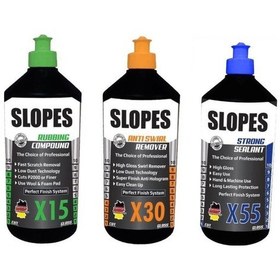 Resim Slopes X15 İnce Pasta X30 Hare ve X55 Boya Koruma Seti 1 LT 